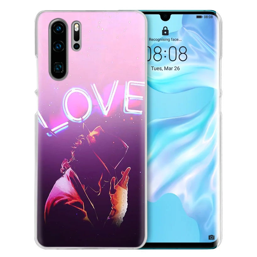 Майкл М. Джексон, танец чехол для huawei P20 P30 P Smart Nova 4 3i P10 P9 P8 Коврики 10 20 lite мини-видеокамера-регистратор с креплением к жесткий чехол для телефона pc