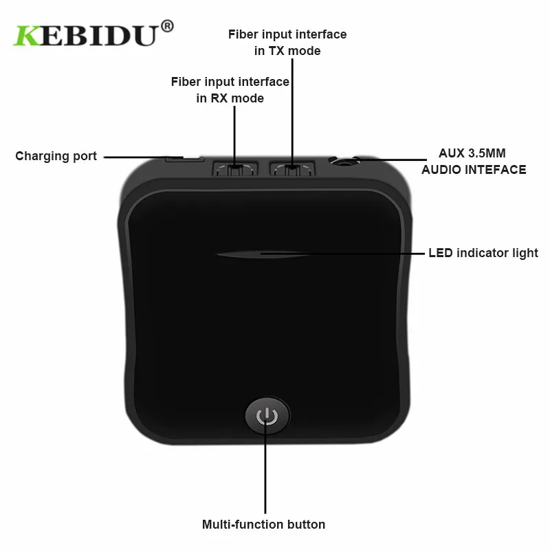 Беспроводной аудио адаптер Kebidu Mini 3 5 мм Bluetooth 0 передатчик ТВ приемник с