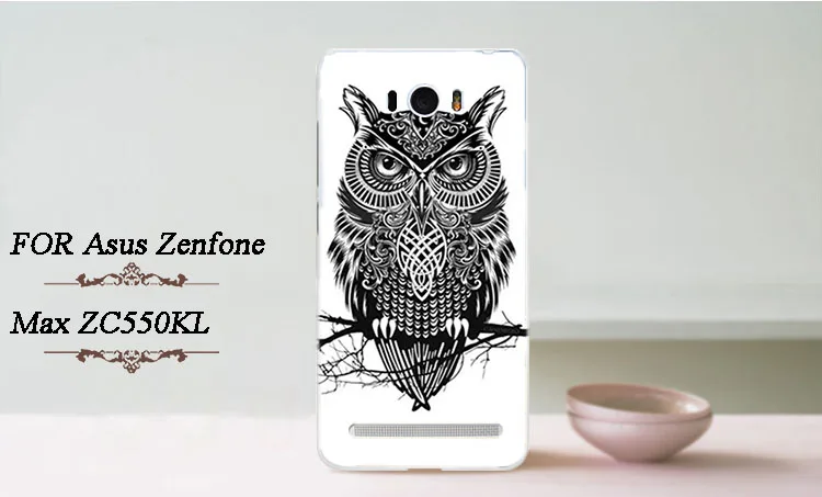 14 Patterns New Fashion DIY Design case For Zenfone MAX ZC550KL Beautiful Rose Flowers Eiffel towers hard cover Free Shipping | Мобильные