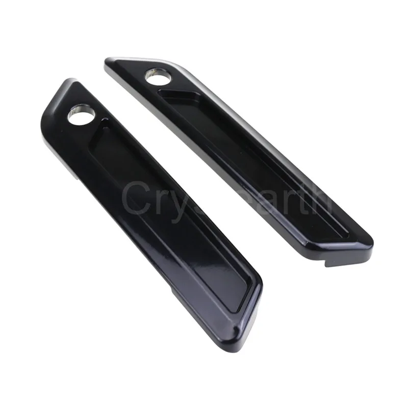 Motorcycle Saddlebag Saddle Bag Latch Covers For Harley Touring Road King Street Electra Glide 2014 2015 2016 2017 2018 | Автомобили и