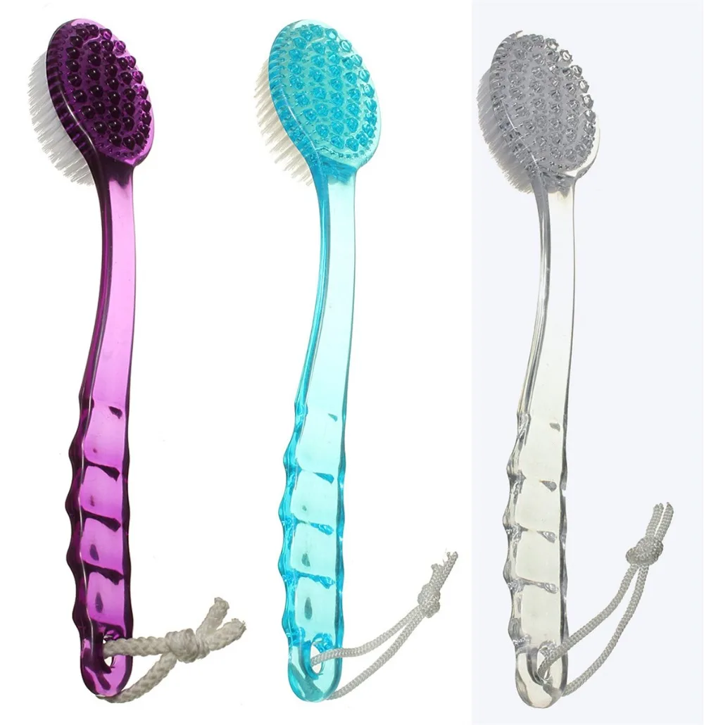 

Long Handled Body Bath Shower Back Brush Scrubber Massager Skin Cleaning Brush