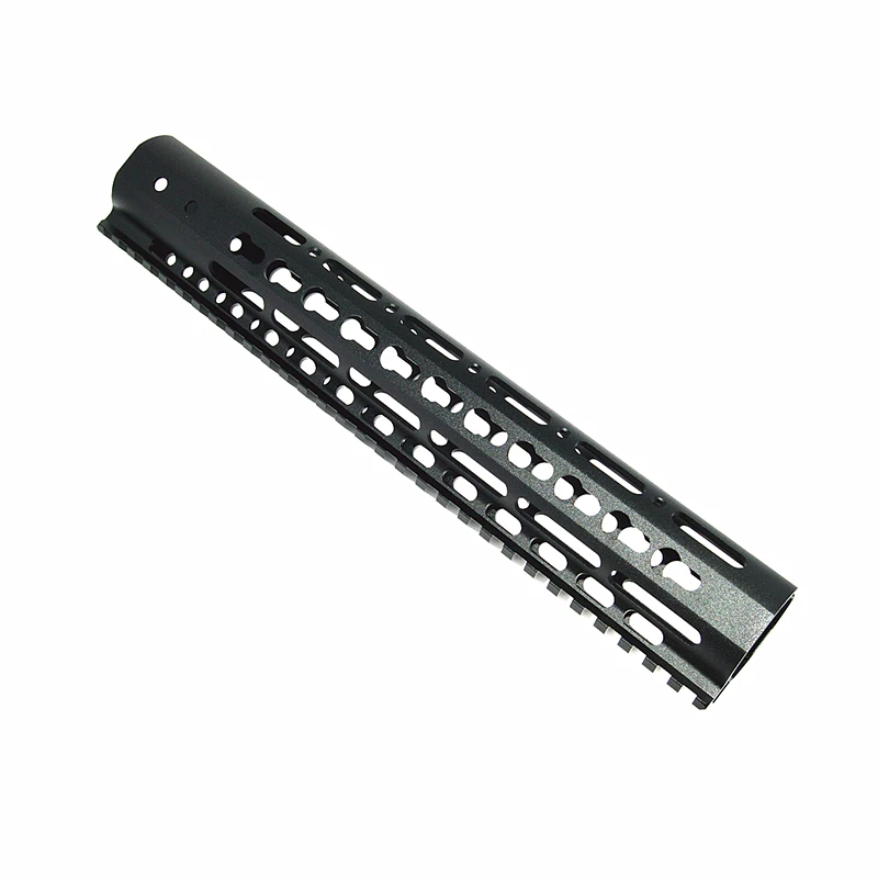 FIRECLUB 12 дюймов поплавок NSR KeyMod Handguard кронштейн со съемным Рельсом черный баррель гайка для AR-15 M4 M16