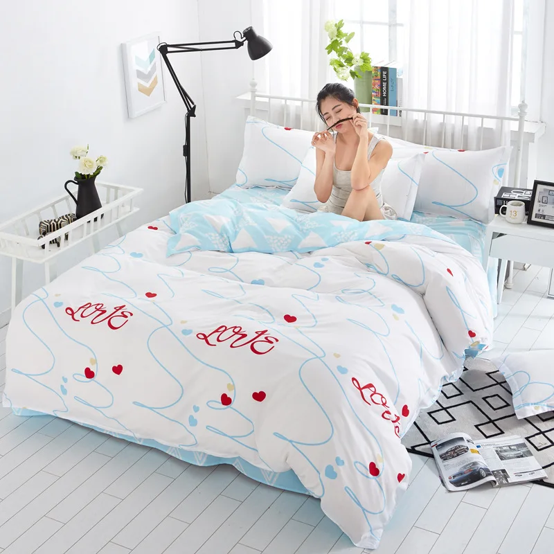 

Bedding Set Single Full Double Queen King Big Size Duvet Cover Sheet Quilt Comforter Pillow Case Adult Child Bed Linens24
