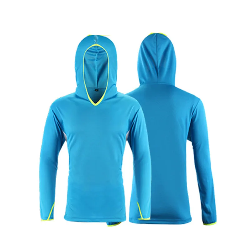 Мужская рыболовная рубашка с длинным рукавом и капюшоном недорогие дышащие