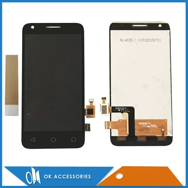 ЖК-дисплей и сенсорный экран с лентой для Alcatel One Touch Pixi 3 4 5 4027D 4027X OT4027 4027 OT5017 OT5017E