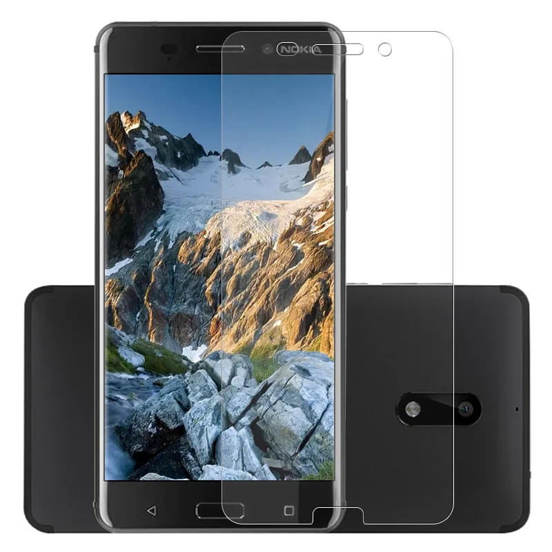 Премиум Защитная пленка для экрана из закаленного стекла Nokia 6 передней