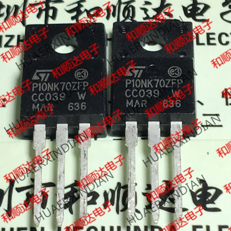Новый оригинальный P10NK70ZFP STP10NK70ZFP TO 220F 700V 8.6A|Индукторы| |
