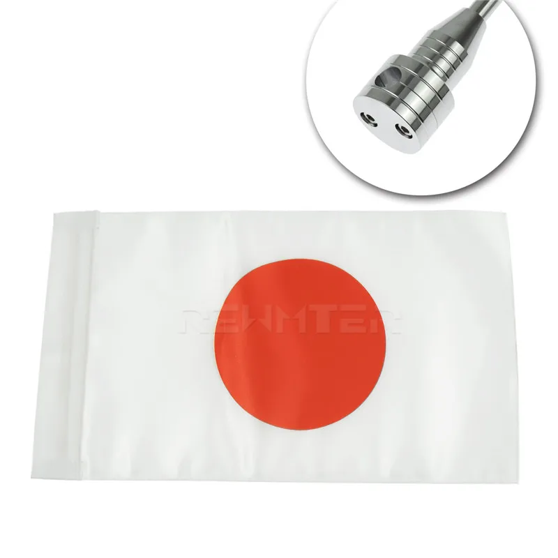 Japan Мотоцикл заднего бокового крепления багаж полюс крепление флаг флаги Америки для Harley Sportster XL883 XL1200 туристический FLHT Road King - Цвет: Japan