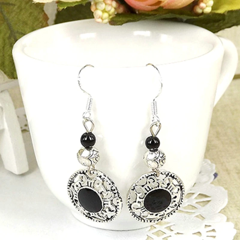 2020 модные ювелирные изделия оптом винтажные разноцветные резьбовые Длинные