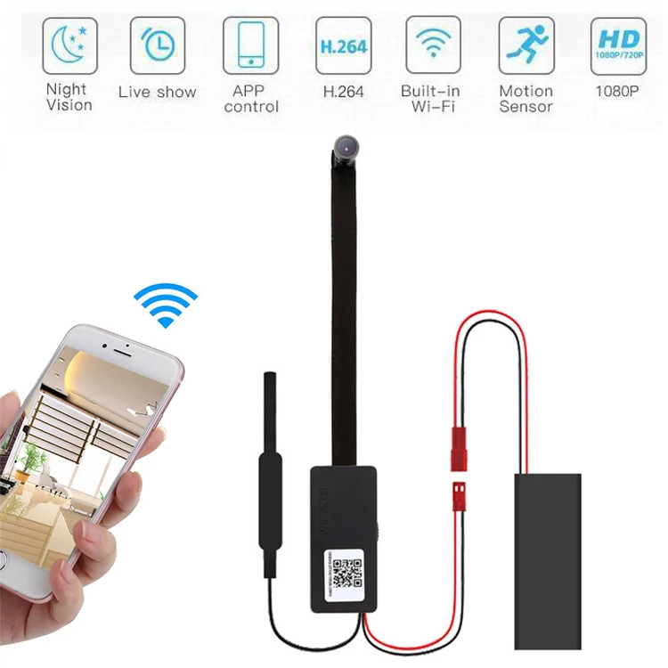 1080P Full HD мини Wi Fi гибкая камера видео аудио регистратор Обнаружение движения