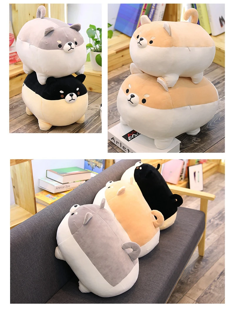 40/50 см Kawaii милые Косплей Shiba «Лисья Секретная служба»(Inu собака плюшевая игрушка-животное корги чай рождественские подарки подушка для KidsValentine подарок
