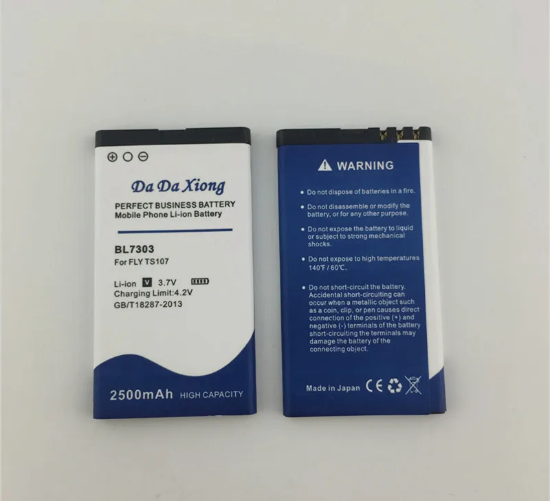 Newly Upgraded High Quality 2500mAh BL7303 Li-ion Phone Battery for FLY TS107 | Мобильные телефоны и аксессуары