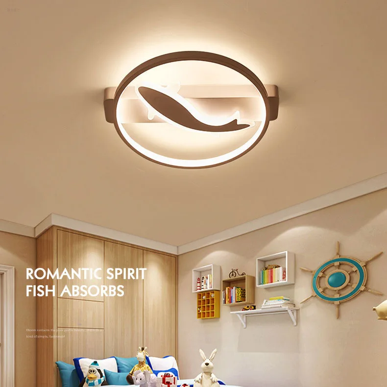 Creative LED ceiling lamp modern fish ceiling light fixture acrylic fashion home lighting AC110 - 240V