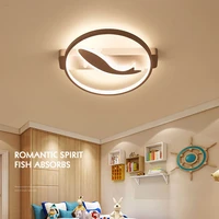 creative led ceiling lamp modern fish ceiling light fixture acrylic fashion home lighting ac110 240v