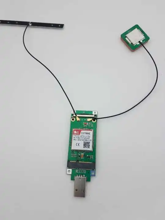 SIMCOM SIM7000E мини PCIE + USB адаптер с SIM разъем карты IPEX 4G антенна GPS NBIoT & LTE CAT M1(eMTC)|adapter with