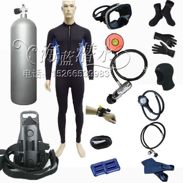 Комплект для глубокого дайвинга полный комплект профессиональных респираторов |
