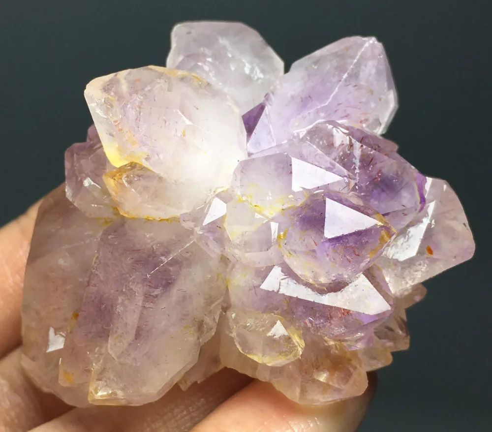 

59g Raw Natural Beautiful Amethyst Skeletal Quartz Crystal Specimen wireless routers