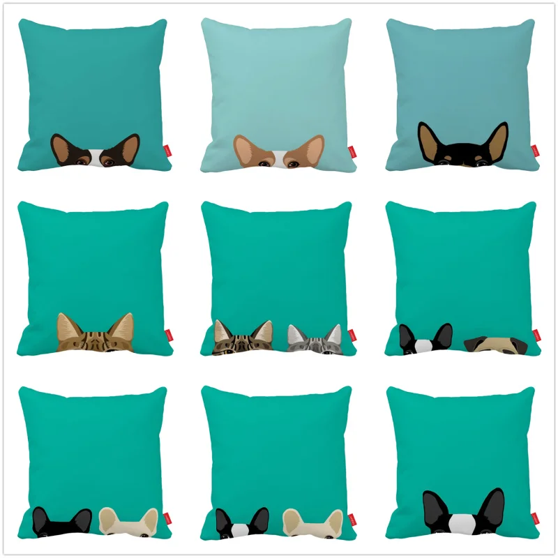 Озорной милый Французский бульдог Кошка Pet печать автомобиля декоративные