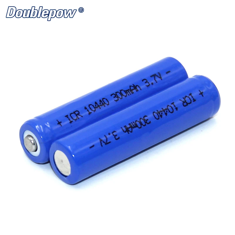4 шт./лот Быстрая доставка doulepow DP 10440 300 мАч 3 7 в литий ионная аккумуляторная