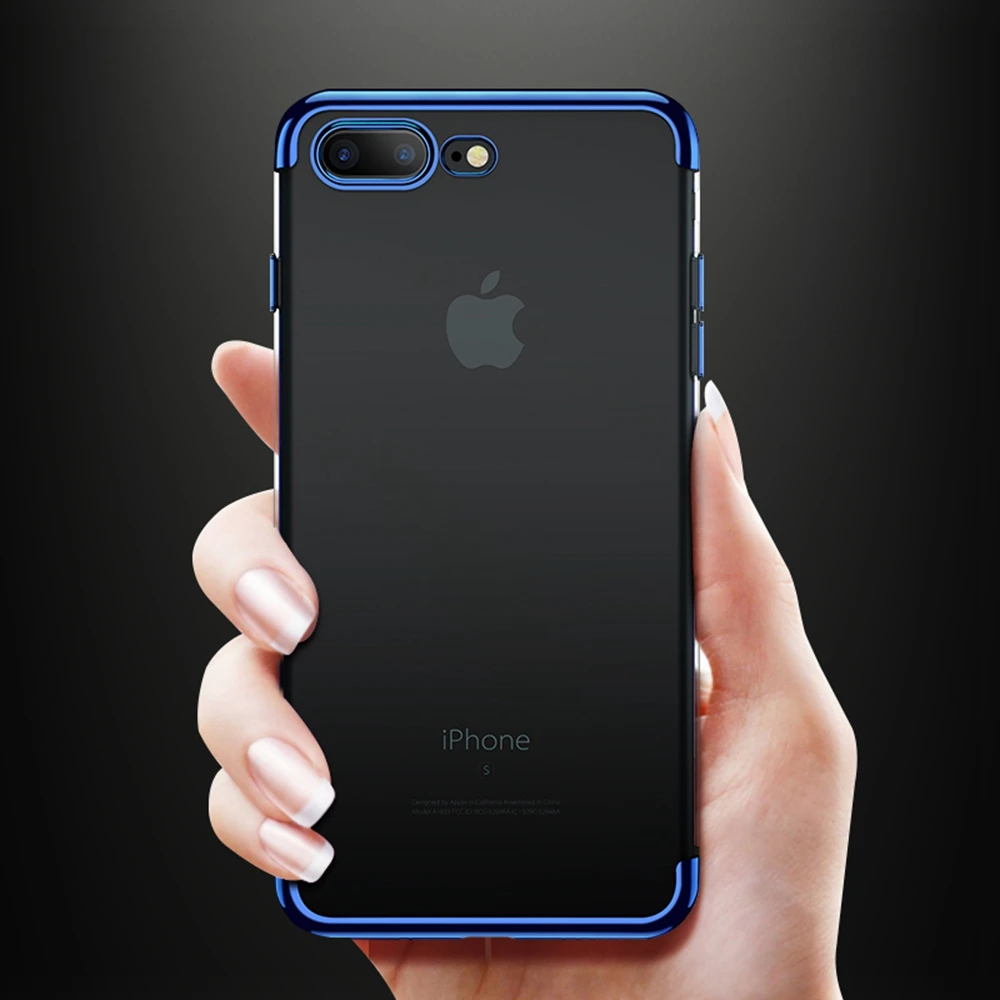 Roybens чехол для iPhone 7 Plus горячий сухой глиттер Ультратонкий Мягкий ТПУ телефонные