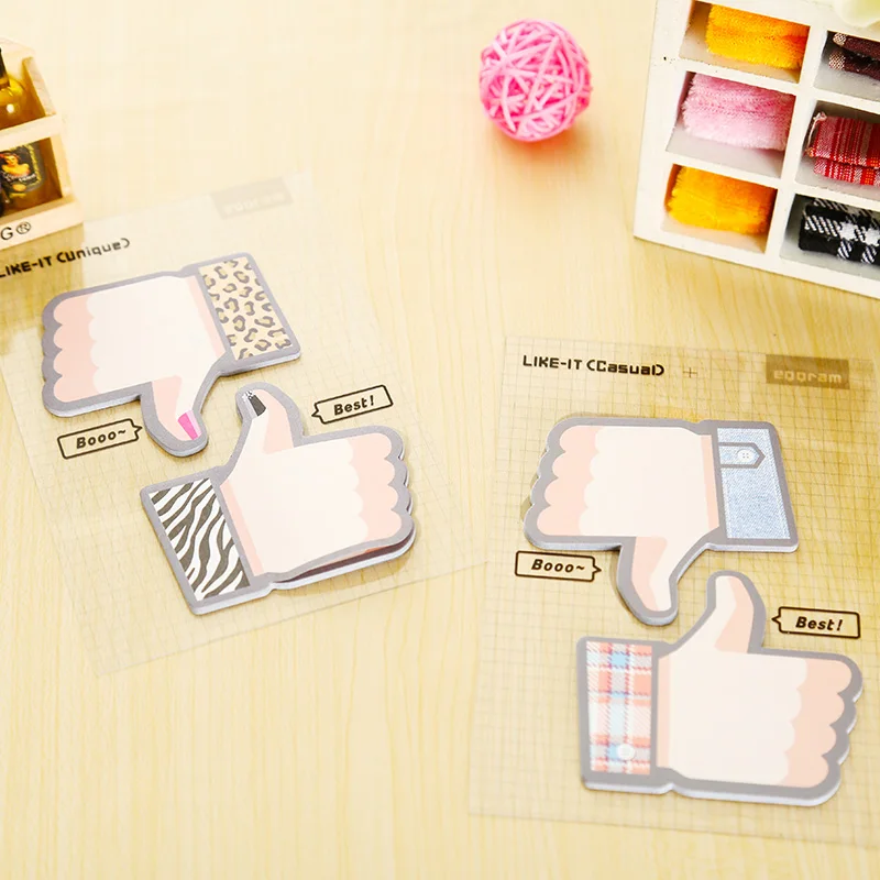 Креативный Thumbs up memo pad планировщик стикер для заметок кавайная наклейка pepalaria офисные школьные принадлежности 40 страниц