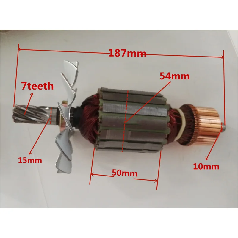 

AC220-240V replacement MAKITA HM1202 HM1203 hammer armature anchor motor enginer good quality