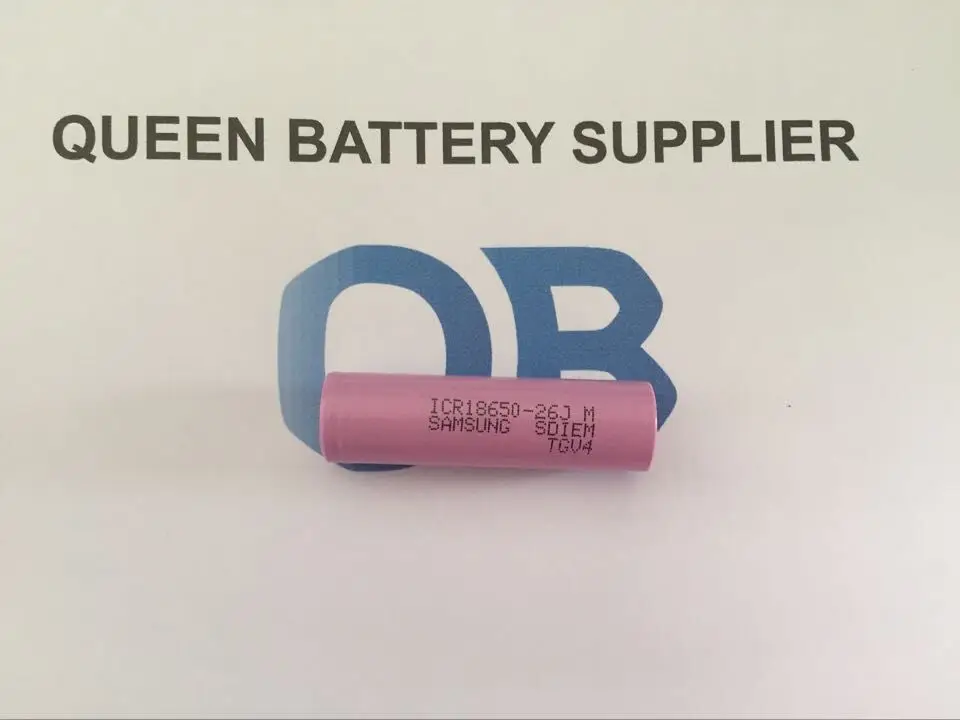 Бесплатный shipping50pcs литий-ионный аккумулятор 18650 2600 мАч 22а 3.7 В icr18650-26jm для samsung