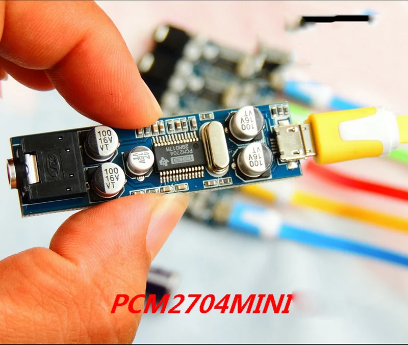 HIFI аудио PCM2704 мини ЦАП Декодер USB Внешняя карта MICRO USB для мобильного телефона/ПК