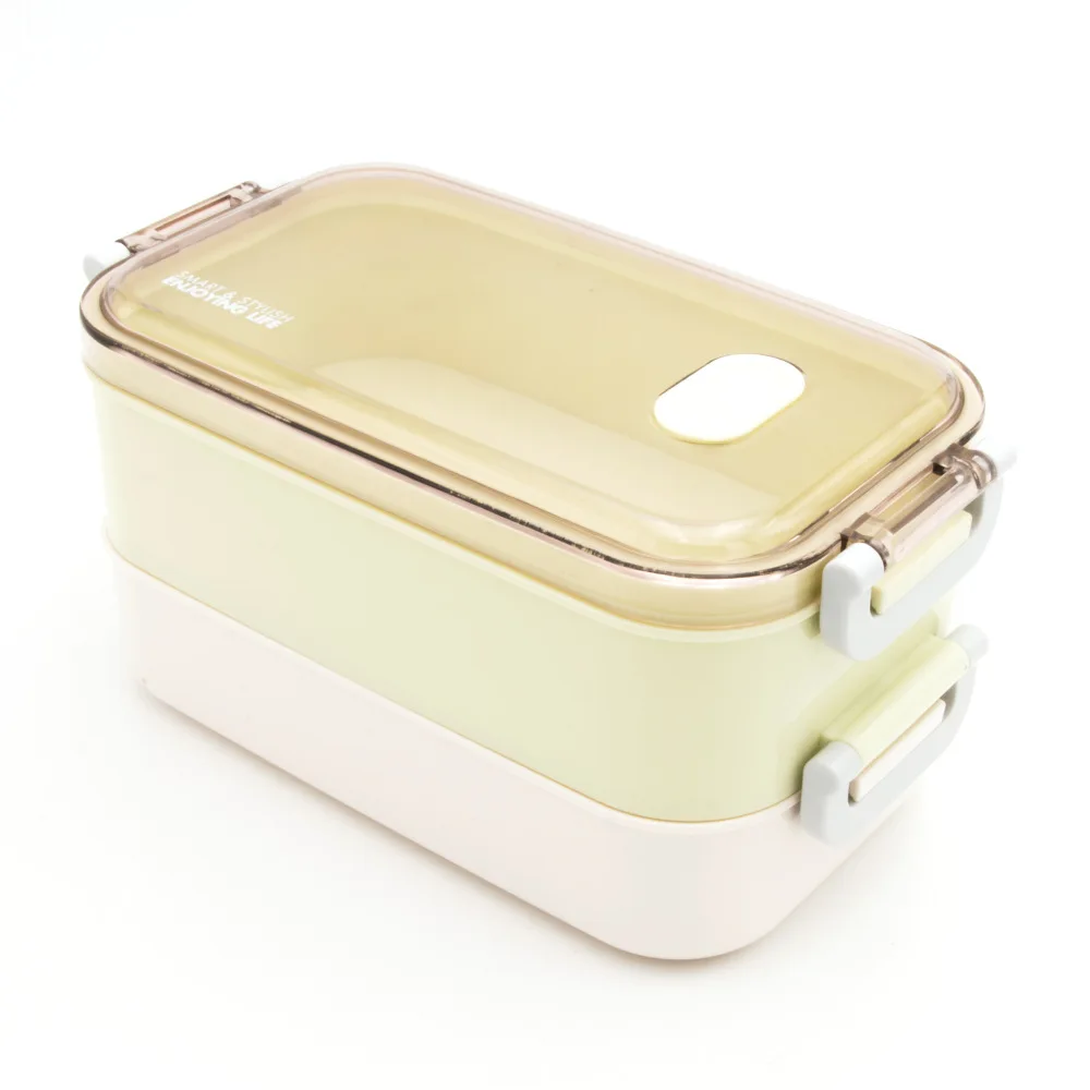 Портативная креативная Студенческая коробка для завтрака Bento Box пластиковая