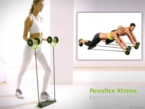 

Mens Womens Fitness Revoflex Xtreme Abdominal ABS Powerful Trainer Workout Kit