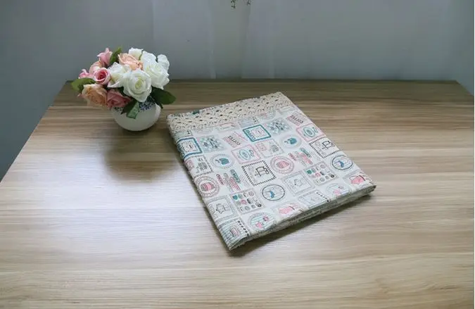 Литературная льняная скатерть корейский стиль прямоугольный чайник принт