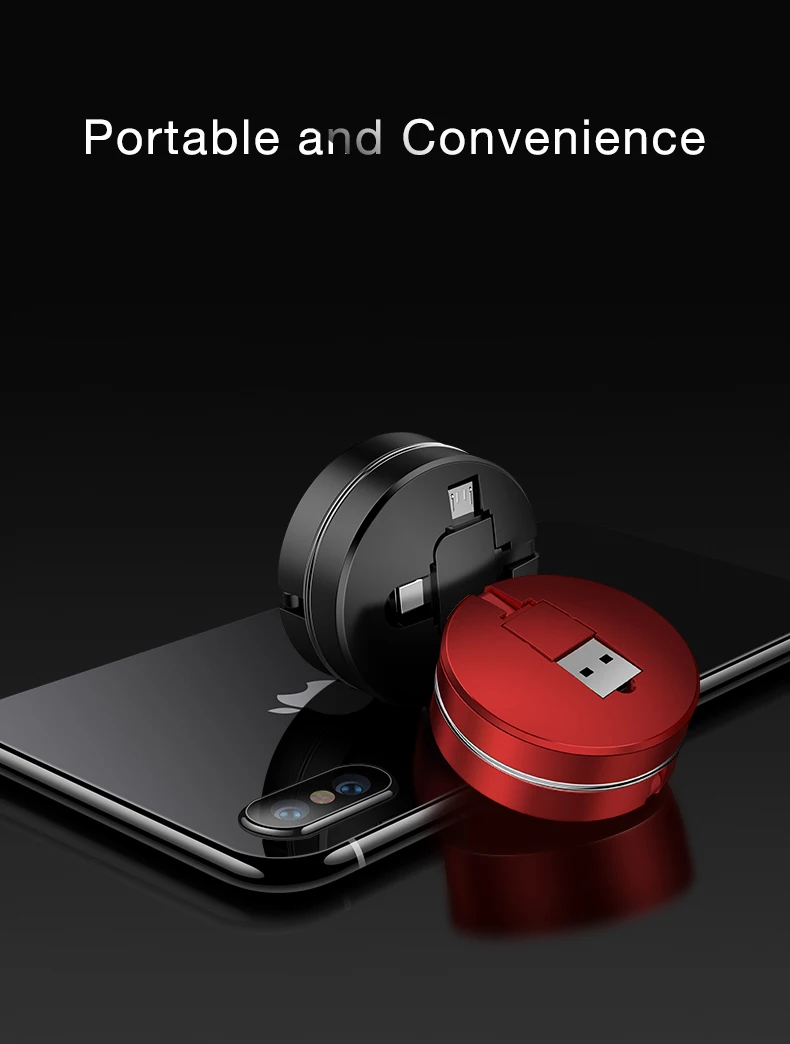 Micro USB многофункциональный 3 в 1Type-C 8-контактный USB кабель для IPhone 6 6s Plus 7 8 X XR XS Max крест дизайн выдвижной кабель данных