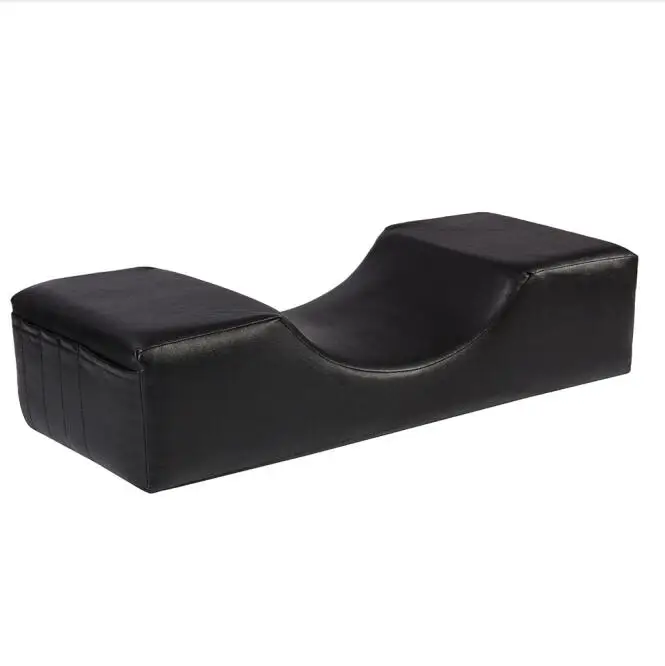 PU Leather Салон Спа-подушка для наращивания ресниц фланелевая Подушка моющиеся инструменты для макияжа защита позвонков вогнутая Съемная замша Новинка - Цвет: PU Leather