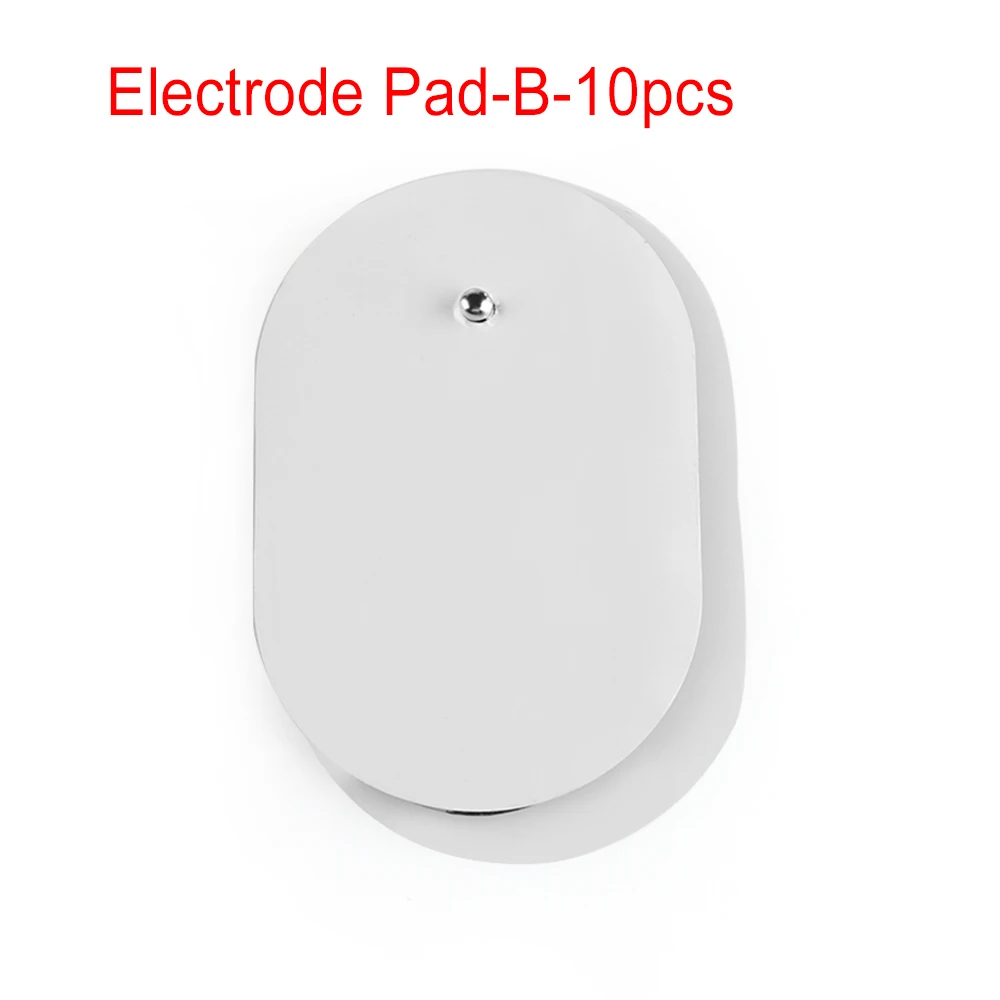 Electrode Pad-B-10pc 10/20 шт. электродные подушечки десятки тысяч коврик для акупунктуры для похудения электрическая машина для тела Массажер липкой гелевой Красота инструмент - Цвет: Electrode Pad-B-10pc