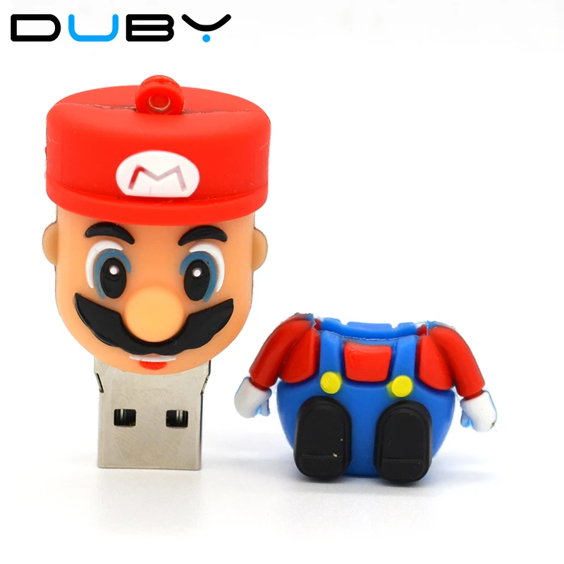 Супер Марио карту флэш памяти с интерфейсом usb подарки мультяшный флеш