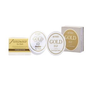 Патчи для глаз PETITFEE Premium Gold  EGF, 60 шт. + золотые и золотые патчи для глаз и пятен PETITFEE, 90 шт., Корейская маска для глаз, уход за лицом, против морщин