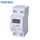 Din-рейка, автоматическое защитное реле от перенапряжения и пониженного напряжения 40 А 63 а 230 В