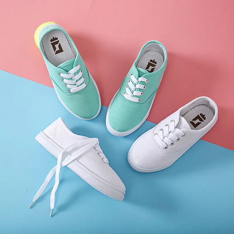 

Kids Shoes Boys for Girls Skate for Children Footwear Girl Child Shoe for Boys black white red yellow green blue 6-18Y