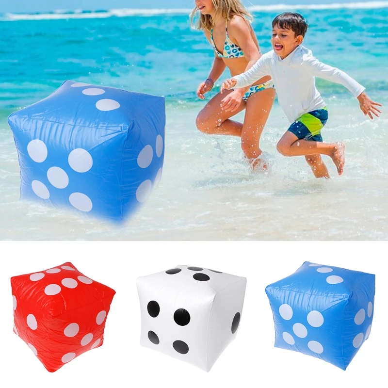 40cm Giant Inflatable Dice outdoor toy child Beach Garden Party Game Toy