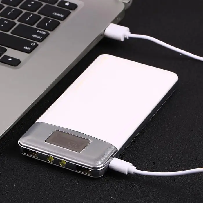 20000 мАч портативный внешний аккумулятор с двумя usb портами внешнее литий