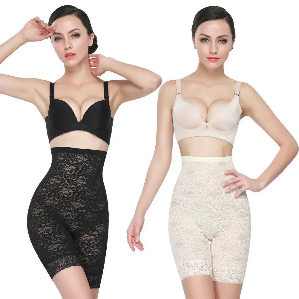 

New Womens High Waist Shapewear Lace Panty Slim Tummy Underwear For Body Shaping