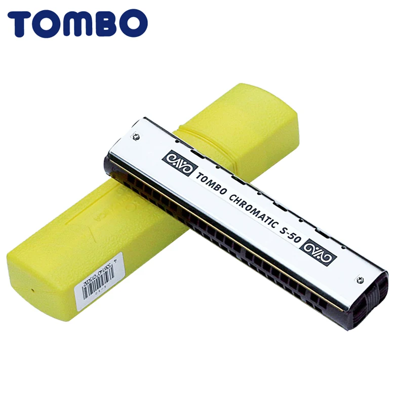 TOMBO NO.S 50 S50 Хроматическая одинарная гармоника с 44 отверстиями блюз Харп ключ