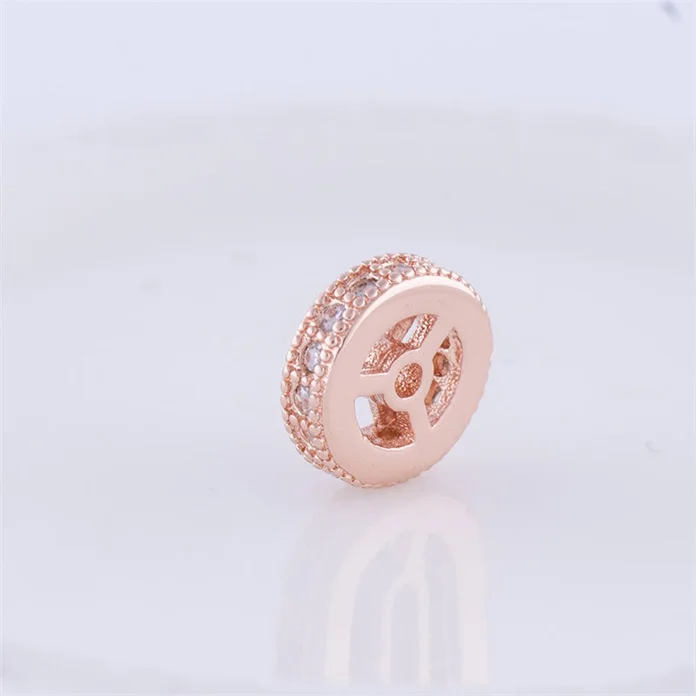 Золотые круглые бусины 8 мм для изготовления ювелирных изделий DIY браслетов