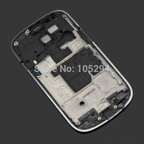 Белый Ближний Корпус Рамка Для Samsung Galaxy S3 mini i8190 + номер Дорожки | Мобильные