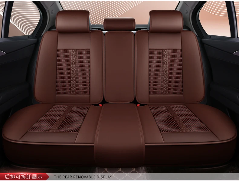 5D ромб подушки шелк льда+ кожаный чехол автокресла для Toyota Prius Prado 150 120 Highlander Сиенна Zelas Verso mark X Корона