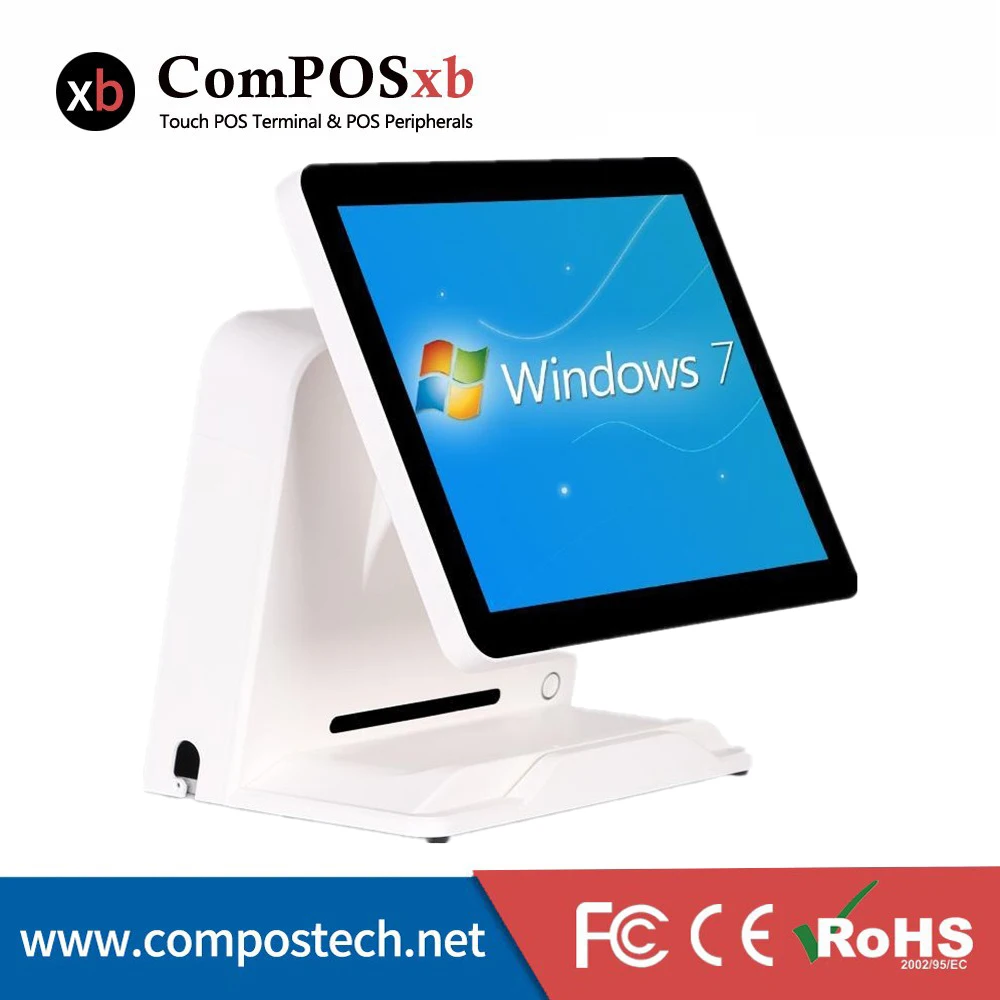 

Lowest Price Cashier Register 15 Pos PC All In One For Retail Shop White Black Pos System