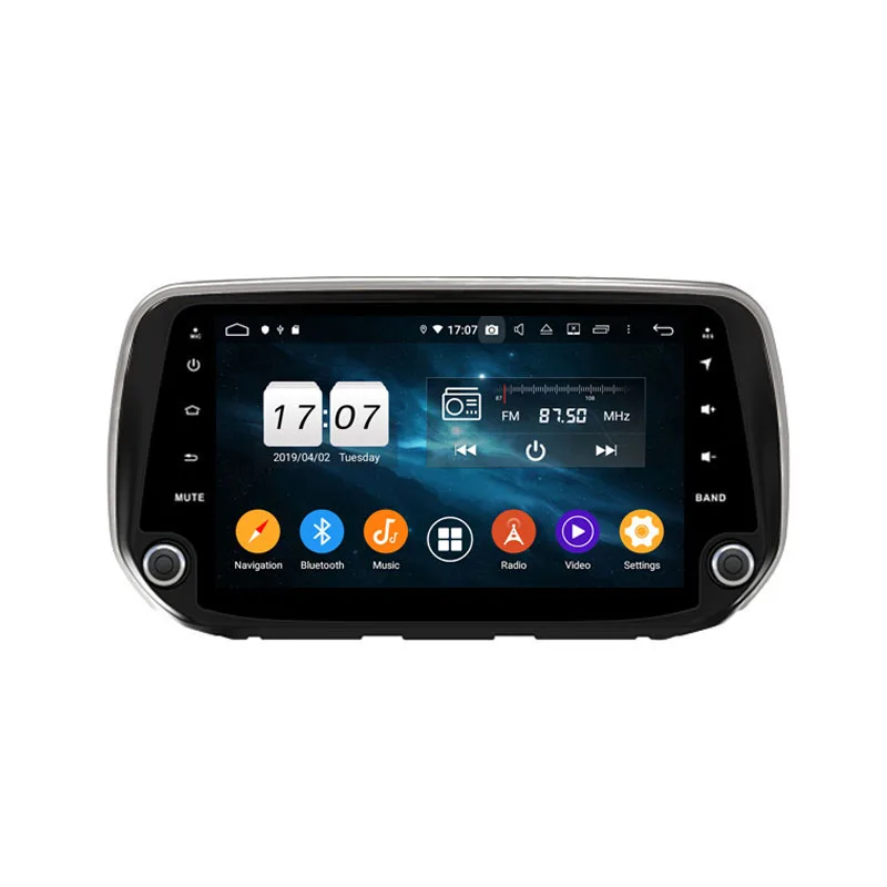 Встроенная память 64G Android 9 0 для hyundai IX45/Santa Fe 2018 Octa Core PX5 Автомобильный
