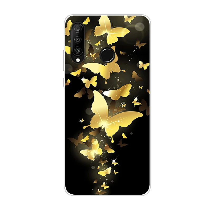 Мультяшный чехол для Huawei nova 4e мягкий силиконовый чехол-накладка телефона nova4e |