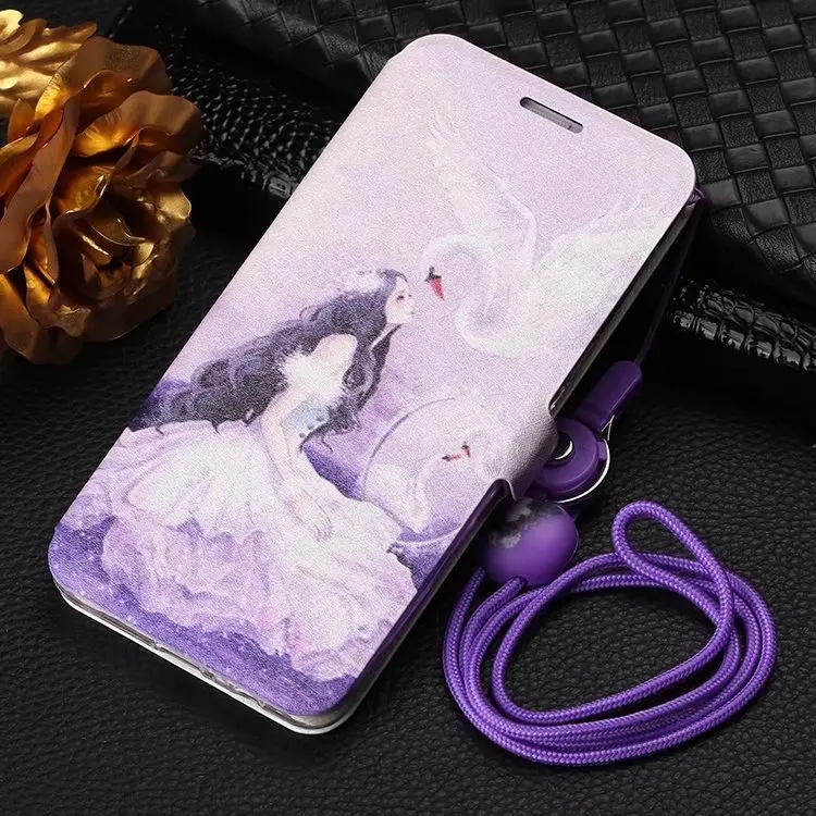 Для samsung galaxy a7 2018 кошелек в стиле ретро кожаные чехлы для чехол крышка Подставка