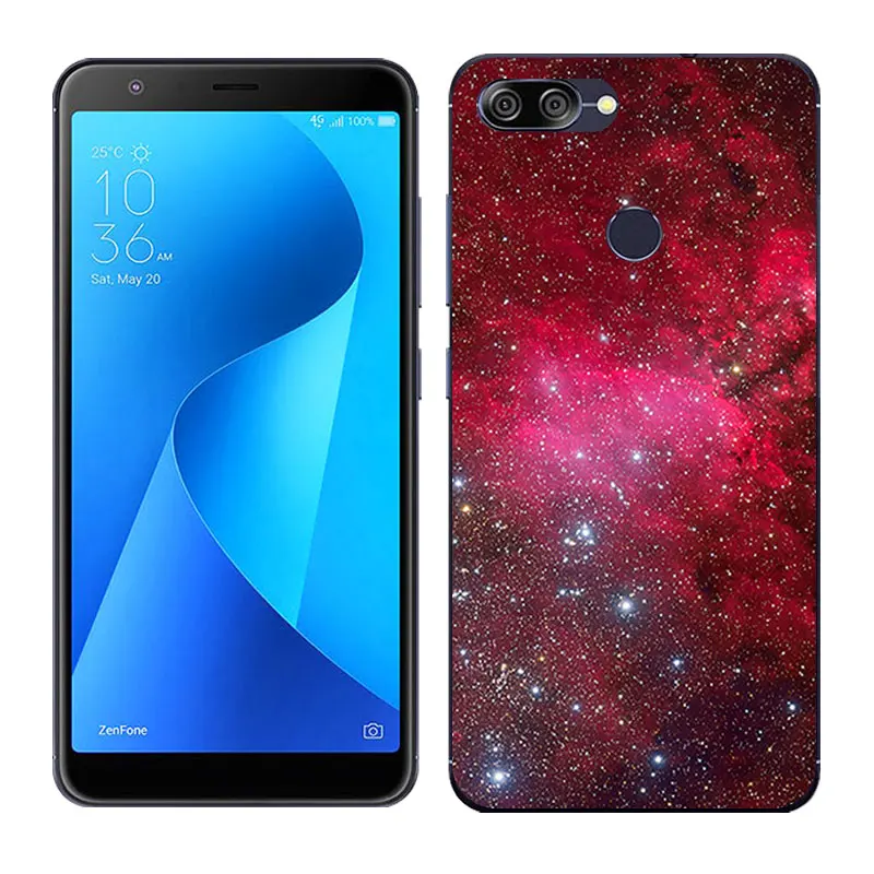 24 Для Asus Zenfone Max Plus M1 силиконовый чехол Land Луна роспись мягкий чехол для задней панели телефона для Asus Zenfone Max Plus M1 ZB570TL X018D - Цвет: 24